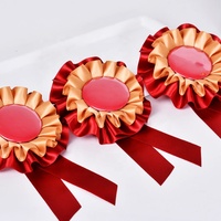 Yama Usine En Gros Grande Taille Décoratif 7.5cm Blanc Prix Rosette Ruban pour Chien Cheval Animal Jeu