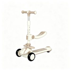 Trottinette pliable pour enfants à la mode, à trois roues, plus stable et au design élégant, base amovible - Product Image 6