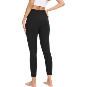 Leggings de Viscosa de Bambú Personalizados para Mujer, Pantalones de Yoga de Cintura Alta, Suaves y Elásticos, Pantalones Deportivos para Gimnasio - Product Image 5