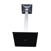 Base de table personnalisable en acier inoxydable brossé S.S201 400x400xH1080mm, support métallique pour restaurant, café, plusieurs tailles disponibles