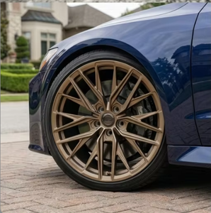 Rines de Alto Rendimiento de 17, 18 y 19 Pulgadas, Formados por Flujo, en Bronce Satinado, para Tesla Model <span class=keywords><strong>3</strong></span> Y Subaru WRX - Product Image 4