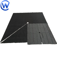 Agrocover Tapis de paillage écologique agricole pour la protection des arbres, couverture du sol et barrière anti-herbes pour arbres