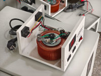 Stabilisateur de tension automatique monophasé SVC TND 1500VA en cuivre, régulateur servo-moteur entièrement automatique 140V-260V 220V 50Hz