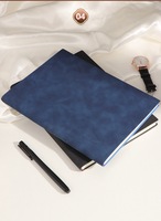 Ensemble cadeau de carnet de notes personnalisé, carnet de notes en cuir PU de luxe, couverture souple, papeterie, logo personnalisé avec stylo, journal, agenda, impression