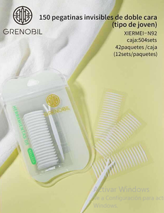 Set di Adesivi Invisibili per Capelli Grenobil X 504, Accessori per Acconciature in Plastica, Minimalisti, per Uso Quotidiano, Unisex - Product Image 3