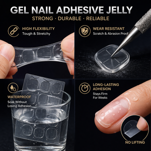 Xingda Hot Sale Waterproof Nail Adhesive Tabs Nail Sticky Tabs <strong>Strong</strong> Adhesive Jelly <strong>Glue</strong> for Nails - Product Image 3