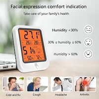 Termómetro Higrómetro Digital Compacto para Interiores y Exteriores Xiuda Modelo 159, Sonda Externa, Detector de Temperatura y Humedad Máxima y Mínima
