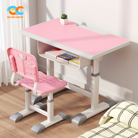 Table et chaises d'étude simples au prix d'usine OEM pour la salle d'apprentissage à domicile, design minimaliste, équipements modernes et durables