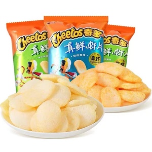 Sản phẩm mới giá bán buôn đồ ăn nhẹ kỳ lạ cheetoss hương vị cay ban đầu 55g tôm lát - Product Image 2