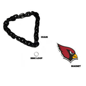 Venta al por mayor 3D <span class=keywords><strong>EVA</strong></span> espuma collar <span class=keywords><strong>Arizona</strong></span> Cardinals NFL nuevo ventilador cadena collar de gran tamaño Fanfave Fanchains collar - Product Image 5