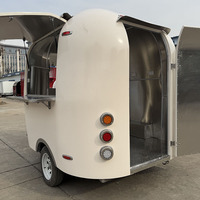 Camions de restauration mobiles de haute qualité, remorques à café avec cuisine complète