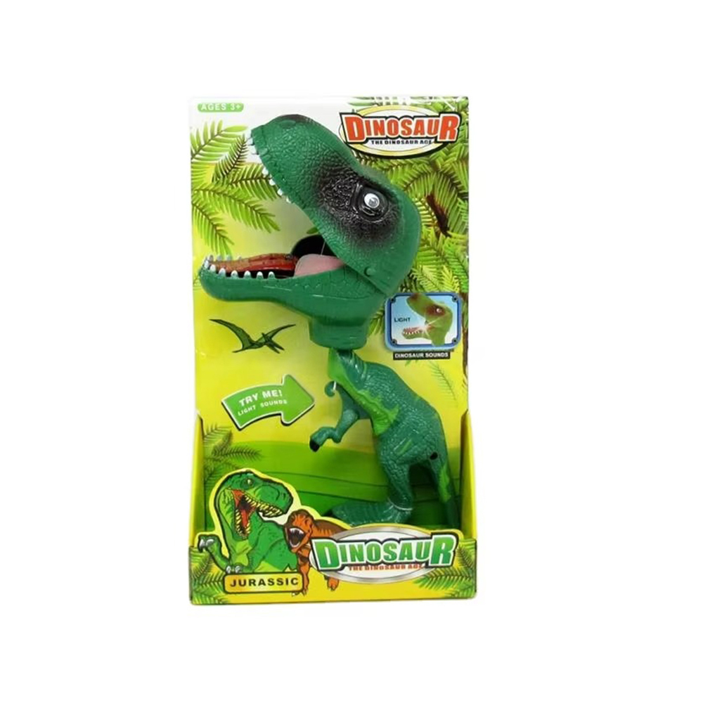 Figura De T-Rex King Kong – Dinosaurio De Plástico Con Mandíbula Móvil, Tamaño 39x14x9 Cm, Ideal Para Juegos Educativos Y Decoración