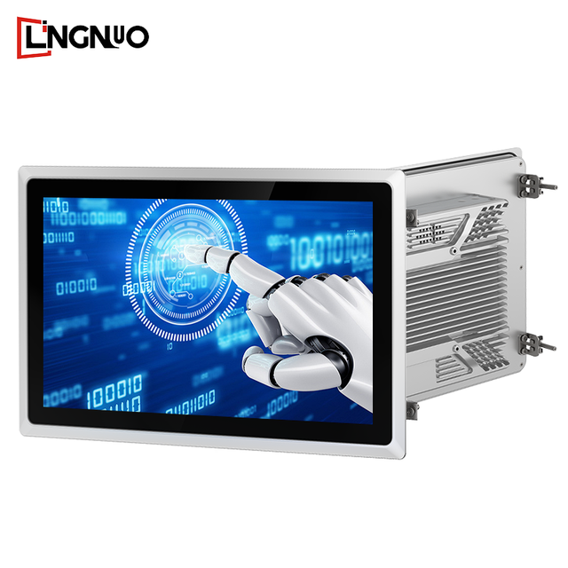 Rugged 15.6 Inch Widescreen Industrial Panel PC <1ms Response Time 10-Point Touch for Industrial Automation