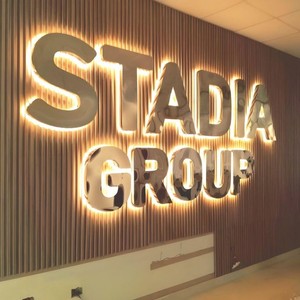 Thiết kế miễn phí 3D dấu hiệu tùy chỉnh Backlit dấu hiệu không có moq không thấm nước Acrylic kinh doanh Logo signage ngoài trời 3D logo thư ký - Product Image 1