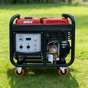 7Kw Portable 230V Single Phase 50/60hz Air Cooled 4 Stroke Cylinder Open Frame <b>Generator</b> - Product Image 1