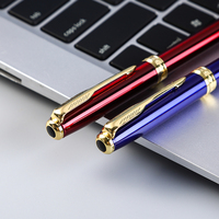 Stylo métallique haut de gamme avec logo personnalisé, cadeau d'affaires de luxe pour hôtel VIP, largeur d'écriture 1,0 mm