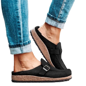 Pantuflas de Pareja para Interiores, de Verano/Invierno, para Baño, de Cuero Genuino, Antideslizantes, con Suelas Suaves, para Playa, Venta al Por Mayor - Product Image 1