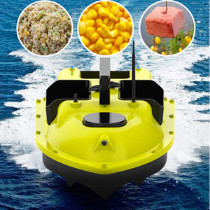 D18 <b>Rc</b> Fishing Bait Boat 54x27x21cm 3 Hoppers Remote <b>Control</b> Battery Powered Cruise <b>Control</b> Yellow - Product Image 4