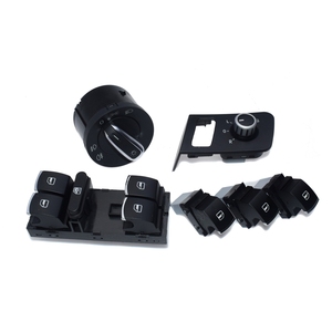 Jeu de 6 boutons de commande de rétroviseur de fenêtre de pièces automobiles pour VW <span class=keywords><strong>TOURAN</strong></span> CADDY 1T1959565F - Product Image 4