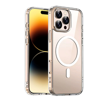 Coque de Téléphone Transparente en Stock US Antichoc Sûre Originale Magnétique en TPU pour iPhone 14 15 16 Pro Max