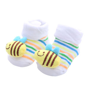 थोक मिश्रित डिजाइन एंटी-स्लिप कॉटन बेबी मोजे - Product Image 4