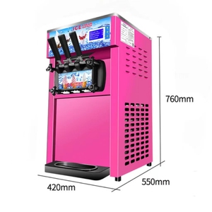Máquina de helados comercial WeWork, máquina de helados de mesa de <span class=keywords><strong>1200W</strong></span>, máquina de helados suaves de 3 sabores, pequeña Mini máquina de helados suaves - Product Image 6
