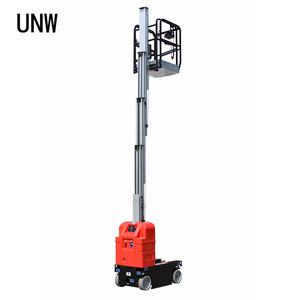 Piattaforma di Sollevamento Autopropulsa in Lega di Alluminio a Batteria UNW per Manutenzione e Lavori Aerei, Prodotta in Cina - Product Image 5