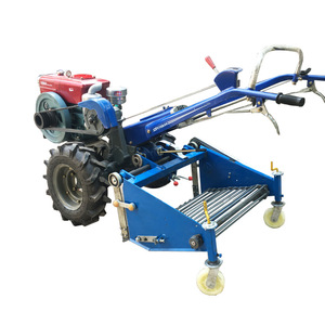 Mini-récolteuse de pommes de terre à transmission par engrenages, moteur bleu, facile à utiliser - Product Image 1