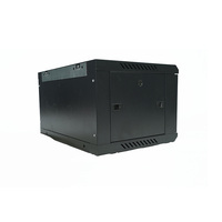 Armoire serveur murale en acier laminé à froid de 19 pouces 9U, économiseur d'espace, rack réseau