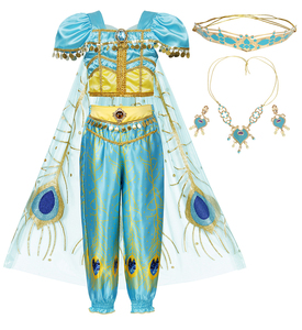 <span class=keywords><strong>Disfraz</strong></span> de Princesa <span class=keywords><strong>Jasmine</strong></span> de Halloween, <span class=keywords><strong>Disfraz</strong></span> de Cosplay de Princesa <span class=keywords><strong>Jasmine</strong></span> de <span class=keywords><strong>Aladdin</strong></span>, Colección de Disfraces de <span class=keywords><strong>Jasmine</strong></span> para Niños - Product Image 2