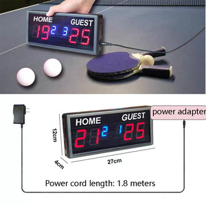 Tableau <span class=keywords><strong>de</strong></span> scores électronique multifonctionnel à télécommande - Compteur <span class=keywords><strong>de</strong></span> scores universel pour le <span class=keywords><strong>basketball</strong></span>, le tennis et le tennis <span class=keywords><strong>de</strong></span> <span class=keywords><strong>table</strong></span> - Product Image 4