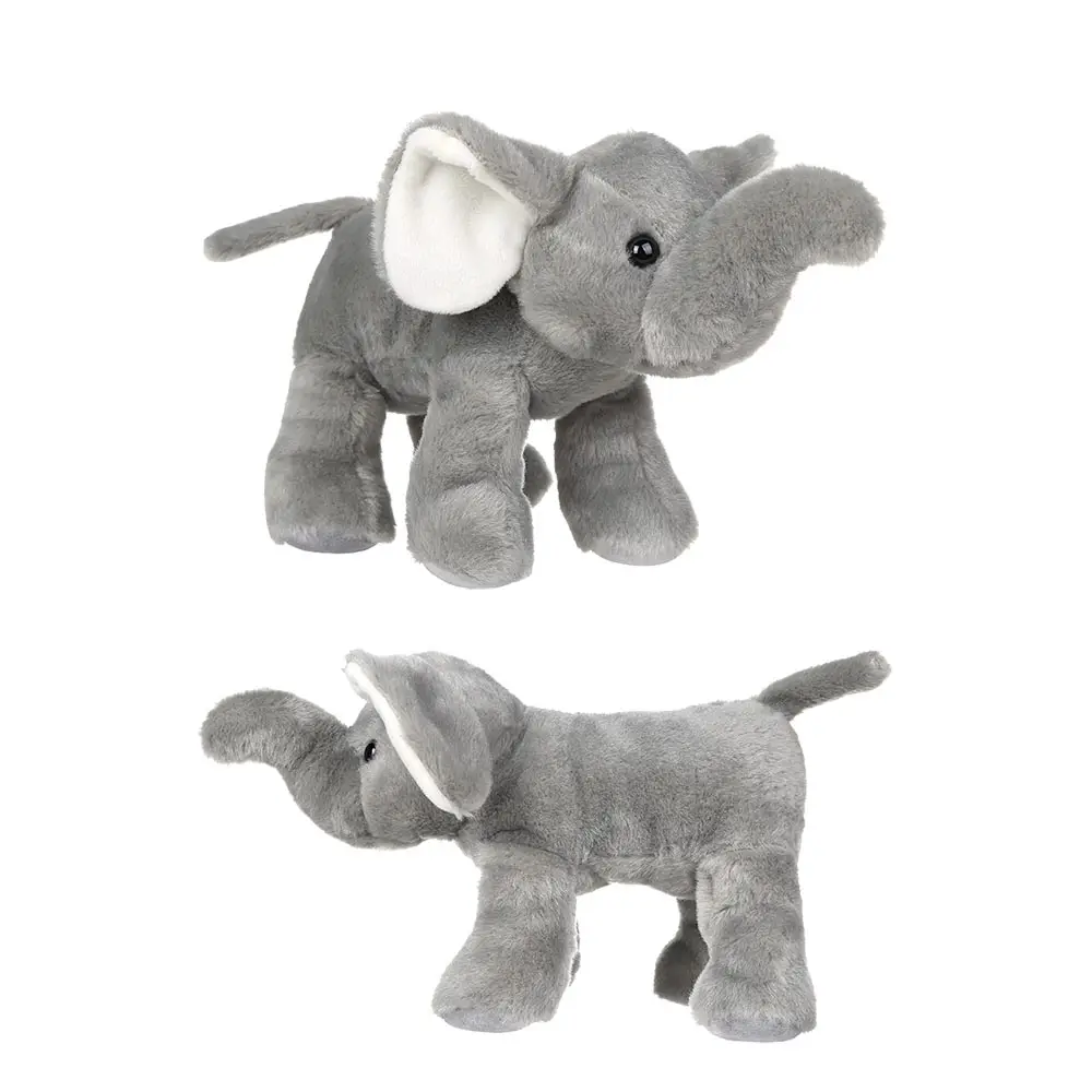बच्चों उपहार सुपर प्यारा नरम खिलौना हाथी आलीशान थोक ग्रे भरवां आलीशान हाथी खिलौना