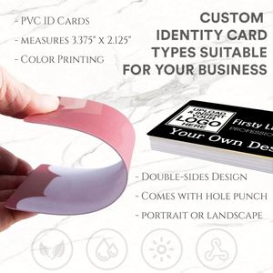 Porta Tarjetas de Identificación de Plástico PVC Impermeable con Cordón, para Eventos Promocionales, Personal, Empleados - Product Image 5