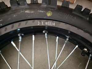 Nuevas llantas todoterreno de aleación de 14 y 17 pulgadas con cubo de rueda de 1.85 y 1.5 pulgadas para delantera/trasera - Product Image 2