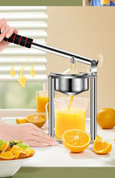 Presse-agrumes manuel multifonctionnel en acier inoxydable pour jus de fruits, extracteur d'orange et de citron de haute qualité