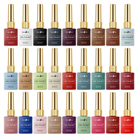 Ensemble de vernis à ongles en gel OEM à étiquette privée, logo personnalisé, 72 couleurs, vernis à ongles UV LED qui s'enlève par trempage, échantillons gratuits