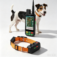 Traceur GPS pour chien ultra-léger, 8 mm d'épaisseur, ABS, étanche IP68, écran LED, autonomie de plus de 20 heures, compatible 4G Bluetooth, iOS