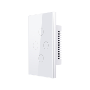 Smart WiFi Tempered Glass Touch US Wireless <b>Remote</b> Control Wall <b>Switches</b> With Alexa Google Home SYS-WS03-US Smart W - Product Image 2