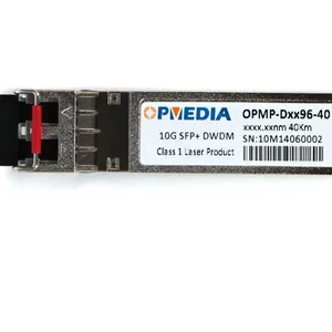 DWDM-sfp10g-60.61 10G DWDM SFP + modulo ottico monomodale 1560.61nm 80km compatibile Cisco ginepro HPE procurva