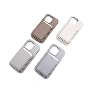 Étui de téléphone en cuir de luxe, étui de téléphone magnétique, étui de téléphone fonctionnel avec porte-cartes, étui de téléphone personnalisé, coque de téléphone antichoc - Product Image 3