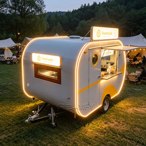 Carrito de Hamburguesas con Certificación CE, Camión de Catering Móvil para Té, Remolque de Comida para Waffles con Certificación DOT - Product Image 6