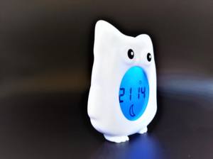 Horloge d'apprentissage du sommeil pour bébé de haute qualité en forme de hibou - Product Image 3