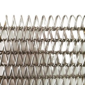Dây xoắn ốc Chuỗi liên kết thép không gỉ băng tải Đai ban nhạc lưới - Product Image 1