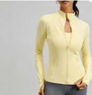 Women Yoga <b>Jacket</b> Full Zip Long Sleeve <b>Workout</b> Zip Up Top Breathable Quick Dry Activewear - Product Image 4