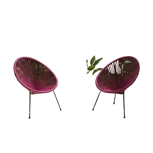 <span class=keywords><strong>Chaise</strong></span> de jardin en osier moderne avec structure en aluminium, design <span class=keywords><strong>Acapulco</strong></span> portable et luxueux pour une utilisation en intérieur/extérieur - Product Image 3