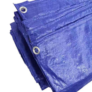<b>Blue</b> Color Hdpe Tarpaulin Fabric <b>Roll</b> 200gsm <b>Rolls</b> 650gsm - Product Image 5