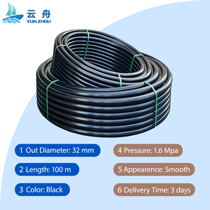 <span class=keywords><strong>Tuyau</strong></span> en polyéthylène haute densité (PEHD) léger de marque Yunzhou, <span class=keywords><strong>32</strong></span> mm, PN1.6MPa, SDR11, durable, pour irrigation agricole, fusion à chaud - Product Image 5