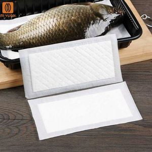 Almohadillas Absorbentes Desechables de Grado Alimenticio, Ecológicas, de Alta Capacidad de Conservación, 210*150mm, para Empaque de Carne, Pescado y Mariscos, Venta al Por Mayor - Product Image 3