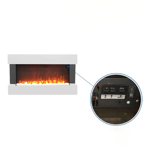 Chimenea Eléctrica <span class=keywords><strong>de</strong></span> Pared con Diseño 3D <span class=keywords><strong>de</strong></span> Madera, Precio <span class=keywords><strong>de</strong></span> Fábrica, Control Remoto, 2000W <span class=keywords><strong>de</strong></span> Potencia, Decoración y Calefacción para Interiores - Product Image 2