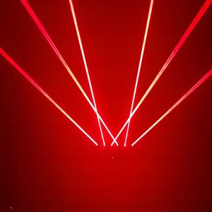 Luces de escenario de club nocturno con 6 RBG a todo color o un solo escaneo láser rojo faros móviles DJ <span class=keywords><strong>disco</strong></span> luces láser - Product Image 6